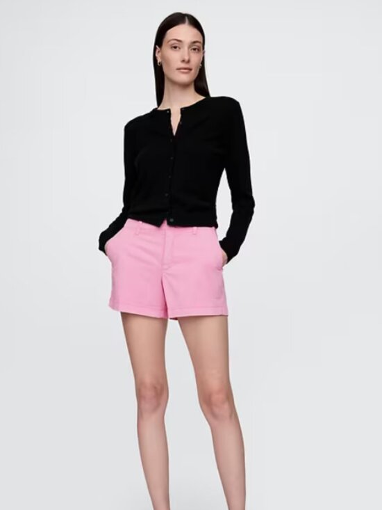 Athleta Pants - NEW Athleta 4" Downtown Khaki Shorts | Pink